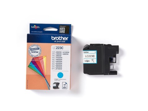 Brother LC223C - Cyjan - oryginał - pojemnik na tusz - dla Brother DCP-J4120DW, DCP-J562DW, MFC-J4420DW, MFC-J4625DW, MFC-J5320D