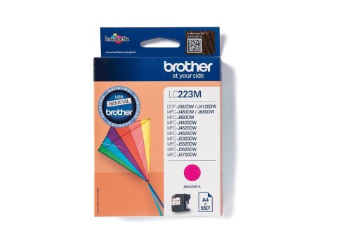Brother LC223M - Magenta - oryginał - pojemnik na tusz - dla Brother DCP-J4120DW, DCP-J562DW, MFC-J4420DW, MFC-J4625DW, MFC-J532