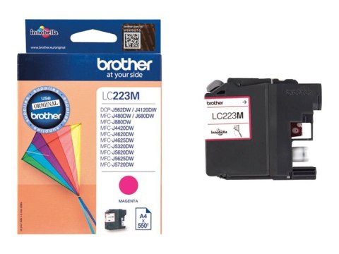 Brother LC223M - Magenta - oryginał - pojemnik na tusz - dla Brother DCP-J4120DW, DCP-J562DW, MFC-J4420DW, MFC-J4625DW, MFC-J532