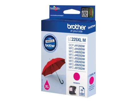 Brother LC225XLM - Magenta - oryginał - pojemnik na tusz - dla Brother DCP-J4120DW, MFC-J4420DW, MFC-J5320DW, MFC-J5625DW
