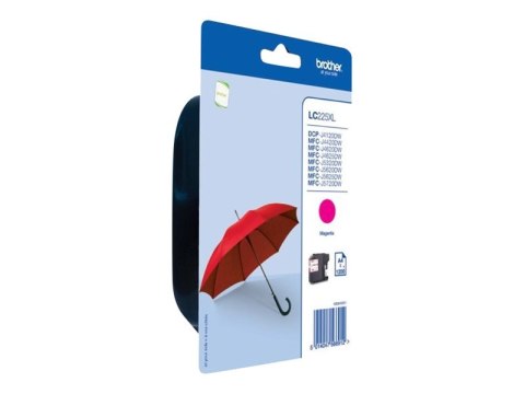 Brother LC225XLM - Magenta - oryginał - pojemnik na tusz - dla Brother DCP-J4120DW, MFC-J4420DW, MFC-J5320DW, MFC-J5625DW