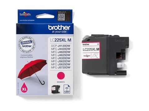Brother LC225XLM - Magenta - oryginał - pojemnik na tusz - dla Brother DCP-J4120DW, MFC-J4420DW, MFC-J5320DW, MFC-J5625DW