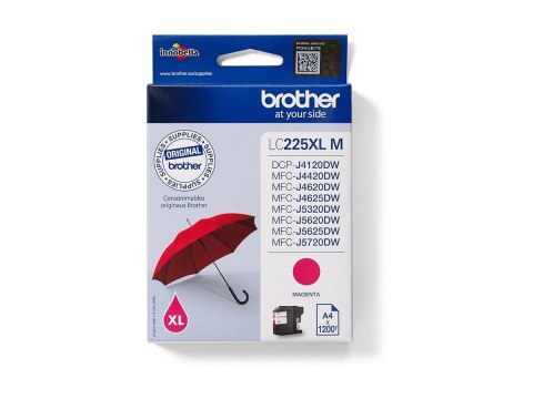 Brother LC225XLM - Magenta - oryginał - pojemnik na tusz - dla Brother DCP-J4120DW, MFC-J4420DW, MFC-J5320DW, MFC-J5625DW