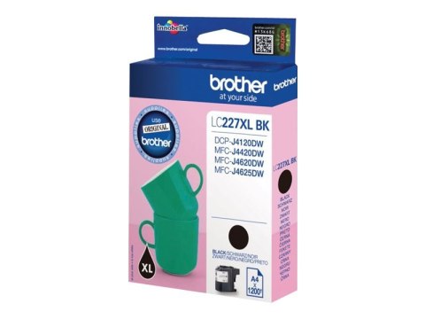 Brother LC227XLBK - Czarny - oryginał - pojemnik na tusz - dla Brother DCP-J4120DW, MFC-J4420DW, MFC-J4625DW