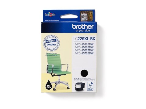 Brother LC229XLBK - Czarny - oryginał - pojemnik na tusz - dla Brother MFC-J5320DW, MFC-J5625DW