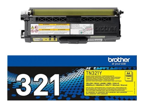 Brother TN321Y - Żółty - oryginał - Toner - dla Brother DCP-L8400CDN, DCP-L8450CDW, MFC-L8650CDW