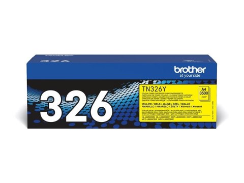 Brother TN326Y - Żółty - oryginał - Toner - dla Brother DCP-L8400CDN, DCP-L8450CDW, MFC-L8650CDW