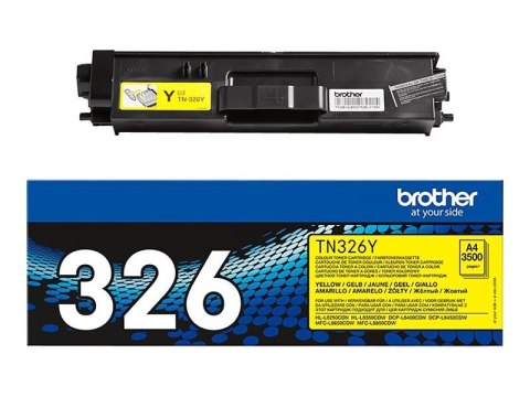 Brother TN326Y - Żółty - oryginał - Toner - dla Brother DCP-L8400CDN, DCP-L8450CDW, MFC-L8650CDW