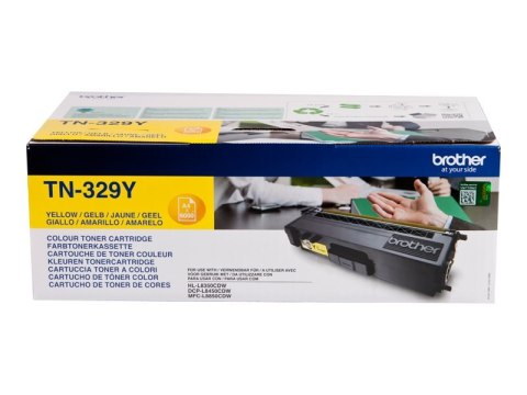 Brother TN329Y - Żółty - oryginał - Toner - dla Brother DCP-L8450CDW