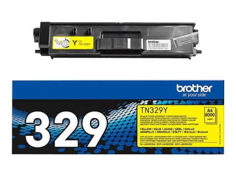 Brother TN329Y - Żółty - oryginał - Toner - dla Brother DCP-L8450CDW