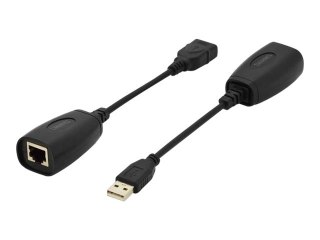 DIGITUS DA-70139-2 Transmitter and Receiver Units - Przedłużacz USB - USB, USB 2.0 - do 45 m