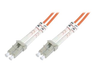 DIGITUS - Kabel krosowy - LC wielomodowy (M) do LC wielomodowy (M) - 3 m - światłowód - 50 / 125 mikronów - OM3 - bezhalogenowe