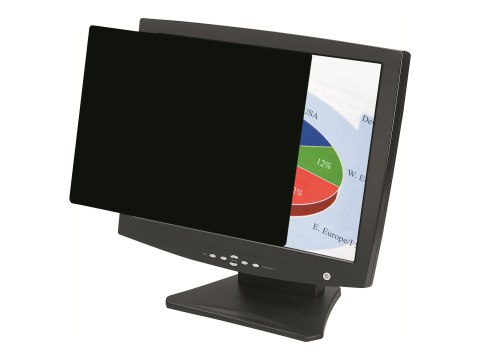 Fellowes PrivaScreen Blackout - Filtr prywatności do ekranu - szerokość 24" - czarny