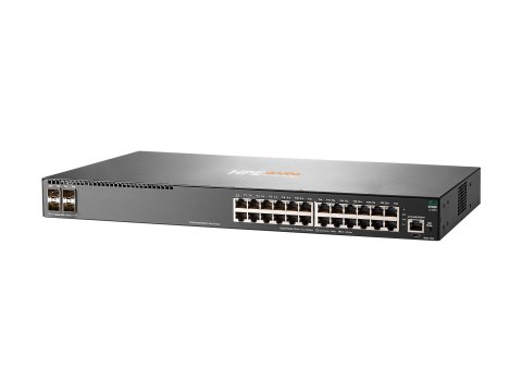 HPE Aruba 2930F 24G 4SFP+ - Przełącznik - L3 - Tak - 24 x 10/100/1000 + 4 x 1 Gigabit / 10 Gigabit SFP+ (uplink) - montowany w s