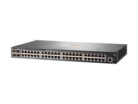 HPE Aruba 2930F 48G 4SFP+ - Przełącznik - L3 - Tak - 48 x 10/100/1000 + 4 x 1 Gigabit / 10 Gigabit SFP+ (uplink) - montowany w s