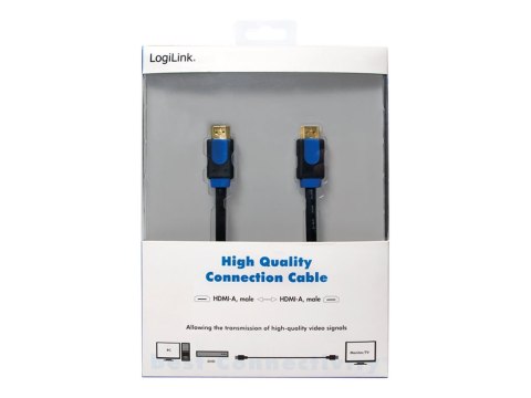 LogiLink - Kabel HDMI z Ethernet - HDMI męski do HDMI męski - 5 m