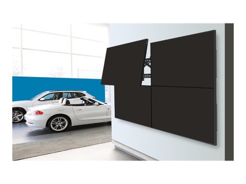Neomounts LED-VW2000BLACK - Wspornik - dla panel płaski - zamknięcie - czarny - rozmiar ekranu: 32"-75" - montaż na ścianie