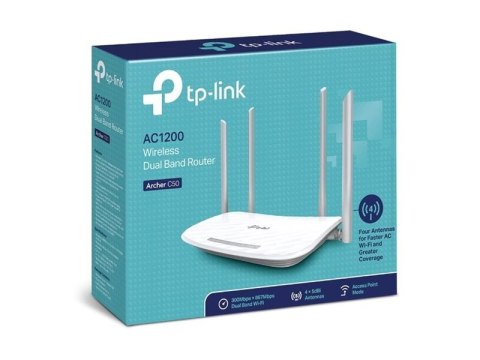 TP-Link Archer C50 - Router bezprzewodowy przełącznik 4-portowy Dwuzakresowy