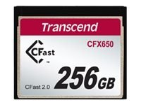 Transcend CFast 2.0 CFX650 - Karta pamięci flash - 128 GB - CFast 2.0
