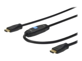 ASSMANN HDMI High Speed with Ethernet - Kabel HDMI z Ethernet - HDMI męski do HDMI męski - 10 m - podwójne ekranowanie - czarny