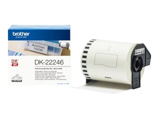 Brother DK-22246 - Papier - czarny na białym - Rolka (10,3 cm x 30,48 m) 1 rolki etykiety ciągłe - dla P/N: US#QL-1060N