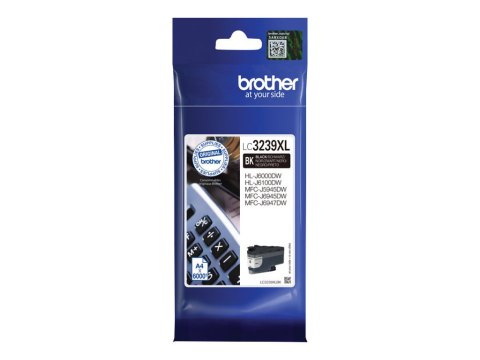Brother LC3239XLBK - Wysoka Wydajność - czarny - oryginał - pojemnik na tusz - dla Brother HL-J6000DW, HL-J6100DW, MFC-J6947DW