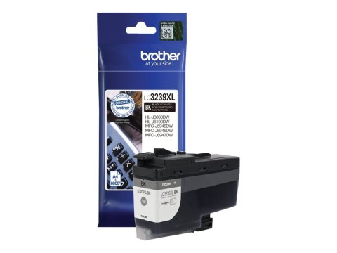Brother LC3239XLBK - Wysoka Wydajność - czarny - oryginał - pojemnik na tusz - dla Brother HL-J6000DW, HL-J6100DW, MFC-J6947DW