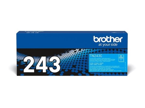 Brother TN243C - Cyjan - oryginał - Toner - dla Brother DCP-L3510CDW, DCP-L3517CDW, DCP-L3550CDW, DCP-L3550DW, MFC-L3730CDN
