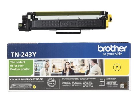 Brother TN243Y - Żółty - oryginał - Toner - dla Brother DCP-L3510CDW, DCP-L3517CDW, DCP-L3550CDW, DCP-L3550DW, MFC-L3730CDN