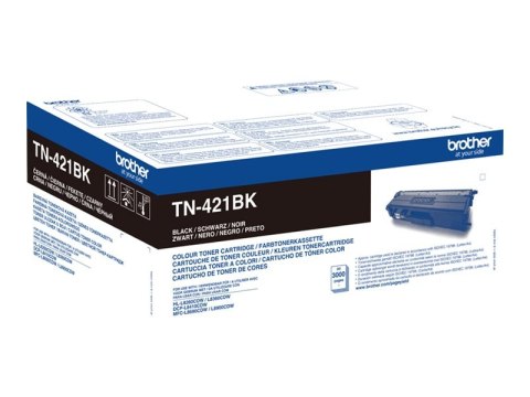 Brother TN421BK - Czarny - oryginał - Toner - dla Brother DCP-L8410CDW, DCP-L8410CDWT, HL-L8360CDWMT, MFC-L8690CDW