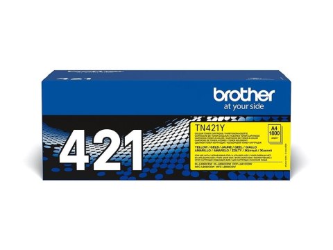 Brother TN421Y - Żółty - oryginał - Toner - dla Brother DCP-L8410CDW, DCP-L8410CDWT, HL-L8360CDWMT, MFC-L8690CDW