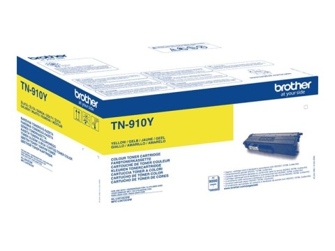 Brother TN910Y - Ultra Jumbo - żółty - oryginał - Toner - dla Brother HL-L9300, HL-L9310, MFC-L9570
