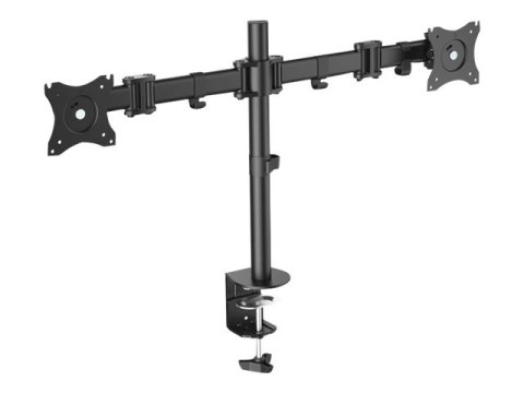 DIGITUS DA-90349 - Zestaw do montażu (zacisk mocujący do biurka, 2 ramiona monitorów) - dla 2 wyświetlacze LCD - rozmiar ekranu:
