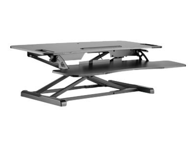 DIGITUS Ergonomic Workspace Riser DA-90380-1 - Stojak - dla wyświetlacz LCD / sprzęt PC - czarny - biurku