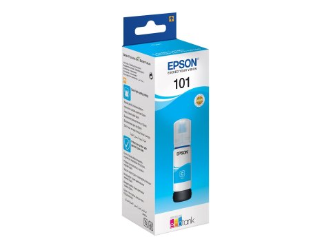 Epson 101 - 70 ml - cyjan - oryginał - pojemnik z atramentem - dla Epson L4260, L4266, L6190, L6260, L6270, L6276, L6290; EcoTan