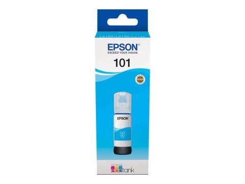 Epson 101 - 70 ml - cyjan - oryginał - pojemnik z atramentem - dla Epson L4260, L4266, L6190, L6260, L6270, L6276, L6290; EcoTan