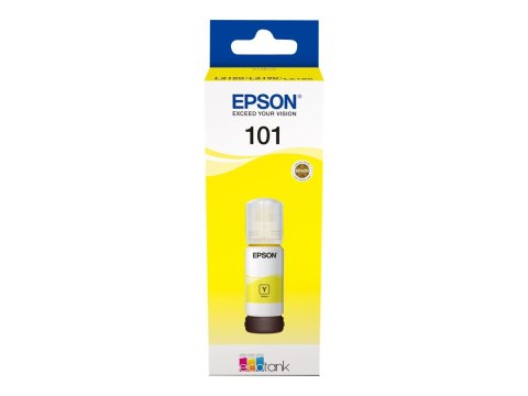Epson 101 - 70 ml - żółty - oryginał - pojemnik z atramentem - dla Epson L4260, L4266, L6190, L6260, L6270, L6276, L6290; EcoTan