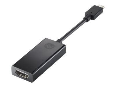 HP - Adapter wideo - USB-C męski do HDMI żeński - obsługa 4K - dla HP 22, 24; Chromebook 14, 15; ENVY 27, 32; ENVY Laptop 13, 17