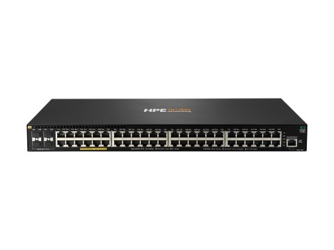 HPE Aruba 2930F 48G PoE+ 4SFP+ - Przełącznik - L3 - Tak - 48 x 10/100/1000 (PoE+) + 4 x 1 Gigabit / 10 Gigabit SFP+ (uplink) - m