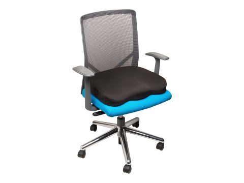 Kensington Ergonomic Memory Foam Seat Cushion - Zagłówek fotela - czarny