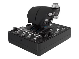 Logitech X56 H.O.T.A.S. - Joystick i przepustnica - przewodowa - dla PC