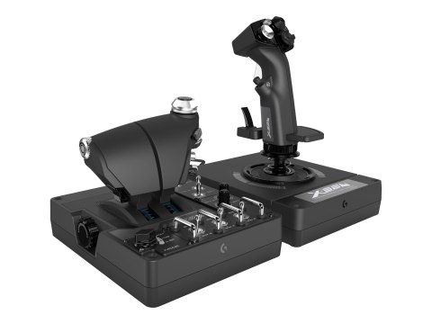 Logitech X56 H.O.T.A.S. - Joystick i przepustnica - przewodowa - dla PC