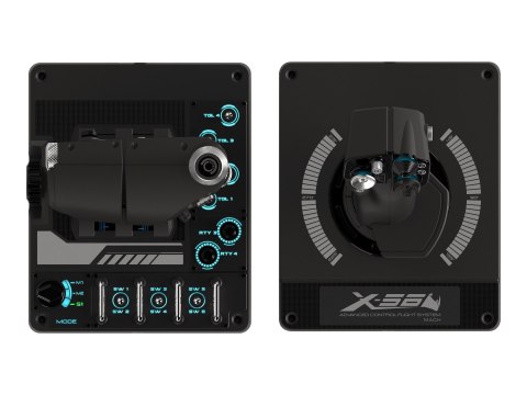 Logitech X56 H.O.T.A.S. - Joystick i przepustnica - przewodowa - dla PC