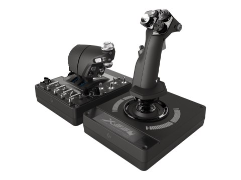Logitech X56 H.O.T.A.S. - Joystick i przepustnica - przewodowa - dla PC