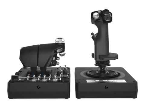 Logitech X56 H.O.T.A.S. - Joystick i przepustnica - przewodowa - dla PC