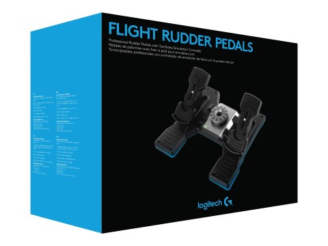 Logitech Flight Rudder Pedals - Pedały - przewodowa - dla PC