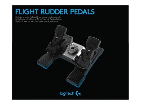 Logitech Flight Rudder Pedals - Pedały - przewodowa - dla PC