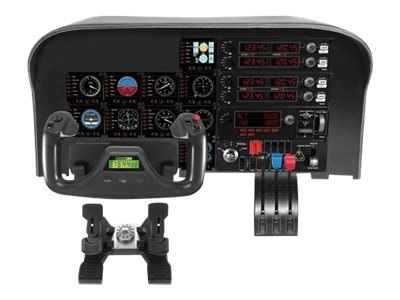 Logitech Flight Yoke System - Yoke i przepustnica - przewodowa - dla PC
