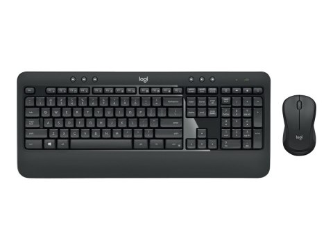 Logitech MK540 Advanced - Zestaw klawiatura i mysz - bezprzewodowa - 2.4 GHz - QWERTY - Międzynarodowy USA