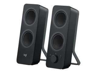 Logitech Z207 - Głośniki - dla komputera - kanał 2.0 - bezprzewodowa - Bluetooth - 5 wat (całkowita) - czarny